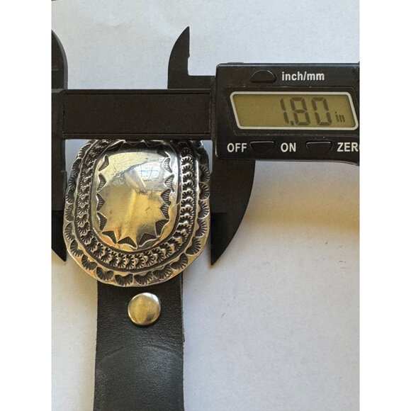 49 Inch Belt w/ 2.21 Inch 925 Sterling Silver Belt Buckle & 10 Sterling Spacers main image 8